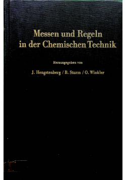 Messen und Regeln in der Chemischen Technik