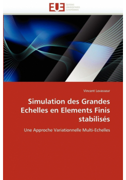 Simulation des grandes echelles en elements finis stabilisés