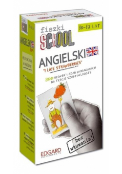 Angielski Fiszki SCHOOL. Etap 1. I like strawberri