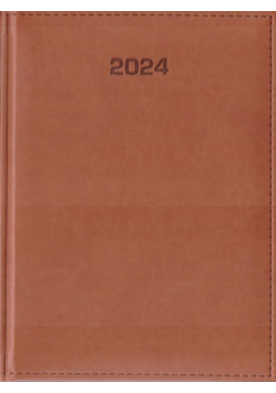 Kalendarz 2024 tygodniowy B5 Vivella jasny brąz