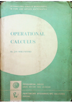 Operational Calculus