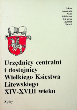 Urzędnicy centralni i dostojnicy