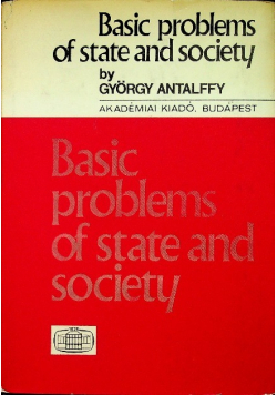 Basic problems of state and society