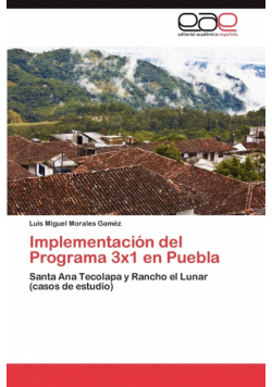 Implementacion del Programa 3x1 En Puebla