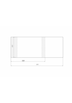 Okładka regulowana 203x520mm (50szt)