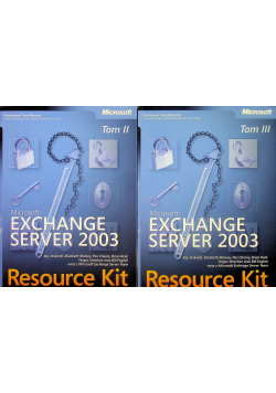 Microsoft Exchange server 2003 tom II i III