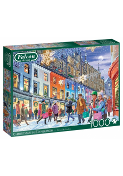 Puzzle 1000 Falcon Boże Narodzenie w Edynburgu G3