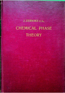 Chemical Phase Theory