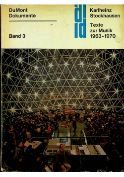 Texte zur musik 1963 - 1970