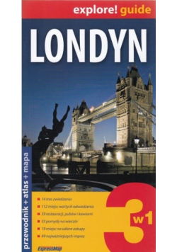 Londyn 3w1 przewodnik atlas mapa