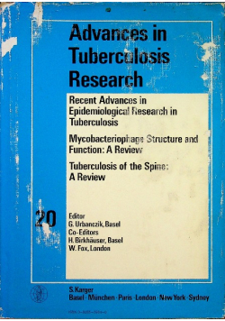 Advances Tuberculosis Research vol 20