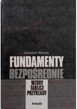 Fundamenty bezpośrednie Wzory tablice przykłady