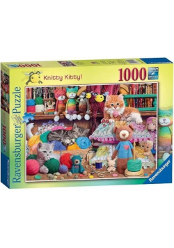 Puzzle 1000 Zaplątane kociaki