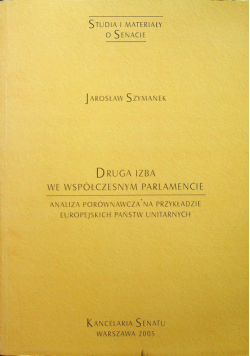 Druga izba we współczesnym parlamencie