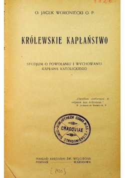 Królewskie Kapłaństwo 1919 r.