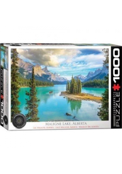 Puzzle 1000 Kanada, Alberta Jezioro Malinge