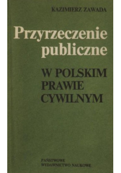 Przyrzeczenie publiczne w polskim prawie cywilnym