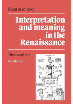 Interpretation and Meaning in the Renaissance