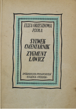 Sylwek Cmentarnik Zygmunt Ławicz