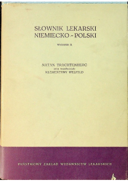 Słownik lekarski niemiecko-polski