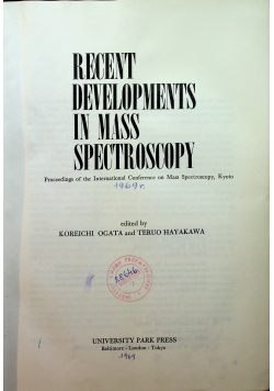 Recent developments in Mass Spectroscopy