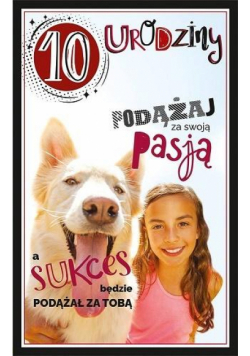 Kartka okolicznościowa Urodziny 10 U96