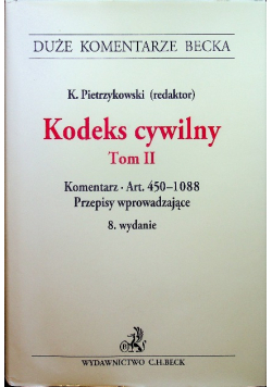 Kodeks cywilny tom II
