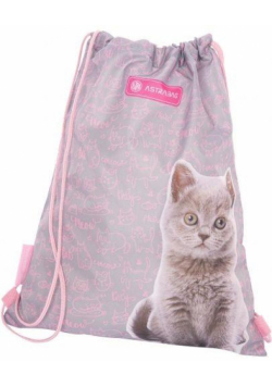 Worek na obuwie AD1 Astrabag Pinky Kitty ASTRA