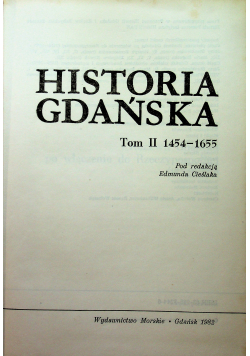 Historia Gdańska tom 2