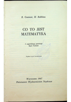 Co to jest matematyka