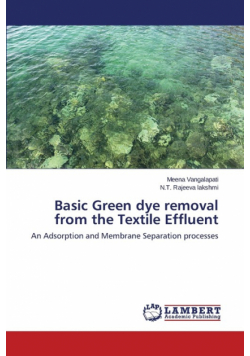 Basic Green dye removal from the Textile Effluent