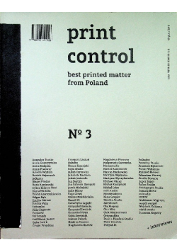 Print control best printed matter from Poland No 3