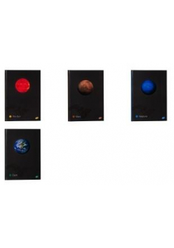 Zeszyt A4/96K kratka PLANETS MIX