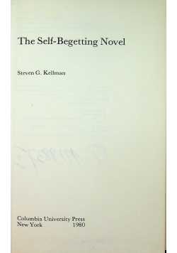 The self Begetting Novel