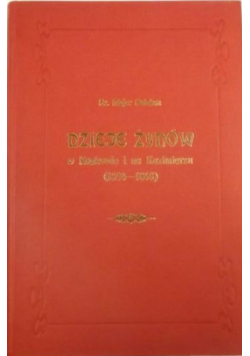 Dzieje Żydów w Krakowie i na Kazimierzu reprint z 1912r