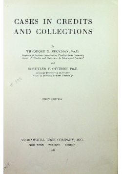 Cases in credits and collections  1949 r.