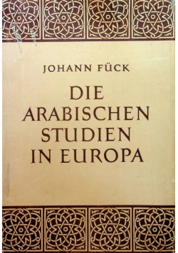 Die Arabischen studien in Europa
