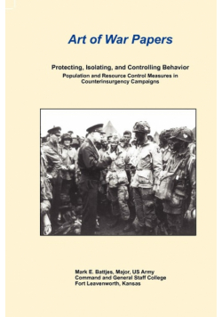 Protecting, Isolating, and Controlling Behavior Population and Resource Control Measures in Counterinsurgency Campaigns