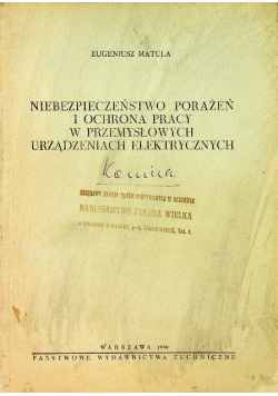 Niebezpieczeństwo porażeń i ochrona