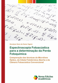 Espectroscopia Fotoacústica para a determinação da Perda Fotoquímica