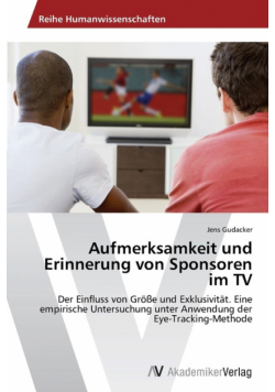 Aufmerksamkeit und Erinnerung von Sponsoren im TV