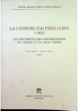 La censure DAlfred Loisy