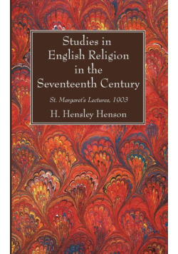 Studies in English Religion in the Seventeenth Century