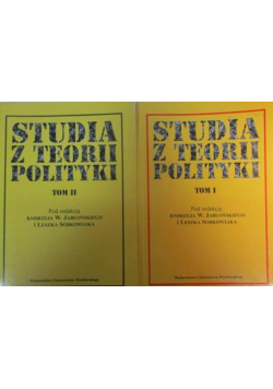 Studia z teorii polityki tom I i II