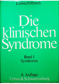 Die klinischen Syndrome Band 1 Syndrome