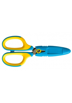 Nożyczki szkolne żółto-niebieskie GN265-YN