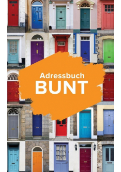 Adressbuch Bunt