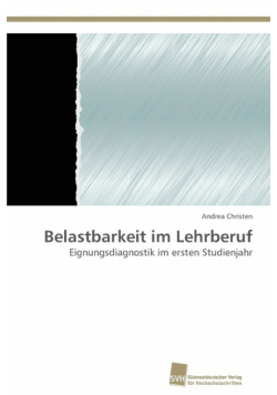 Belastbarkeit im Lehrberuf