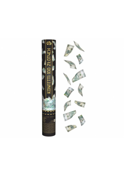 Konfetti pneumatyczne 100 złotych 40cm