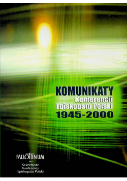 Komunikaty Konferencji Episkopatu Polski 1945 2000